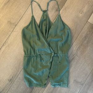 Young Fabulous & Broke (YFB) green tank top, size Large